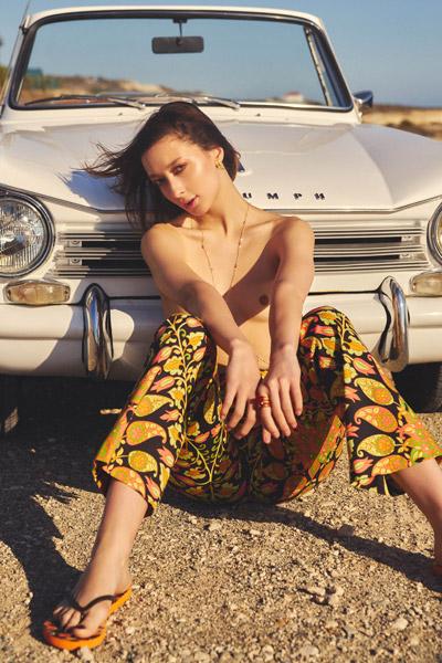 Polina Pafio shows off her alluring body as she gets completely nude and shows off her yummy curves in Superbe Models set Solo Traveller